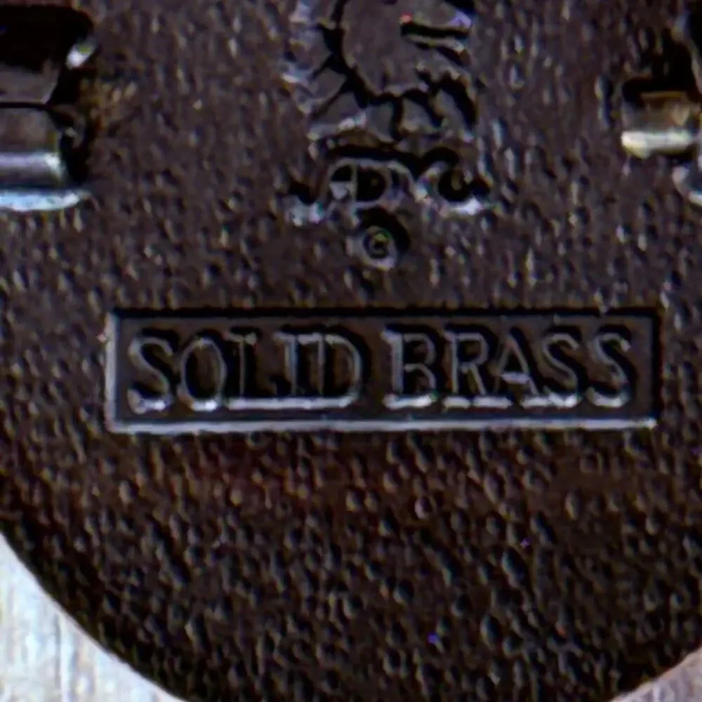Vtg State of Colorado Bi-Centenial Solid Brass 1st Edition Numbered Belt Buckle